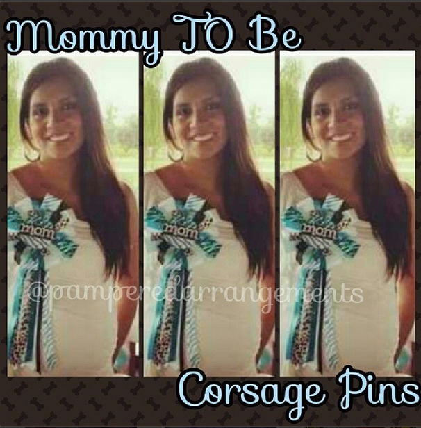 Mommy To Be Corsage Pin